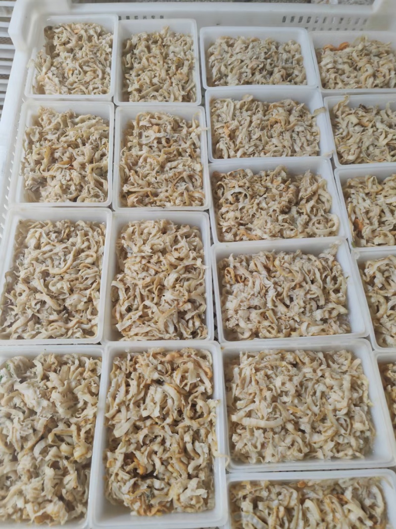 夏已贝边，净料，熟边，可以做小食品，麻辣，网红产品，美味