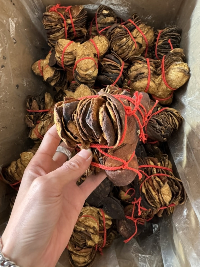 新会陈皮陈皮保庆药业批发新会陈皮实物拍摄