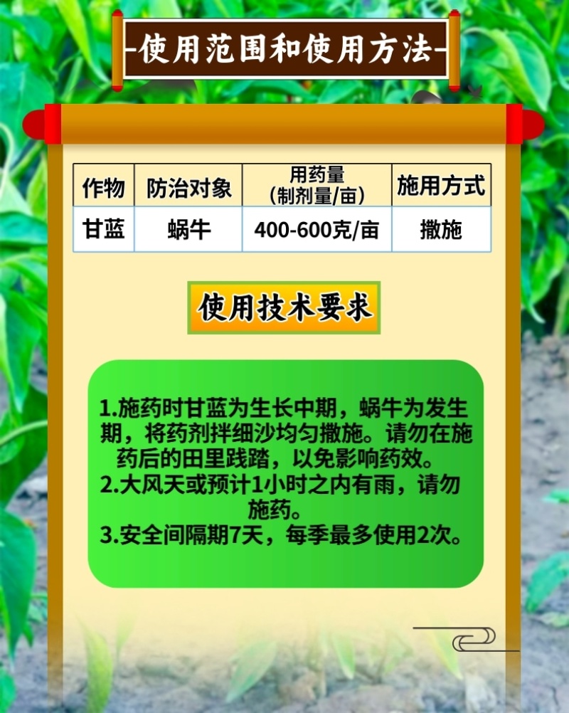 6%四聚乙醛杀螺剂蜗牛杀虫剂500克四聚乙醛撒施用