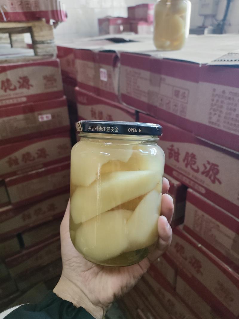 山东水果罐头，梨罐头的大量供应，厂家直发新鲜对接对接全国