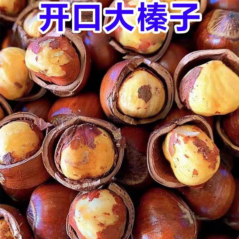 【包邮】新货开口大榛子薄皮原味炒熟坚果零食特产批发袋装