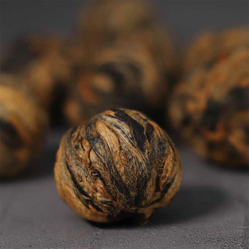 云南滇红红茶茶叶滇红龙珠功夫手工红茶绣球
