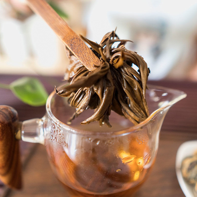 云南滇红红茶茶叶滇红龙珠功夫手工红茶绣球