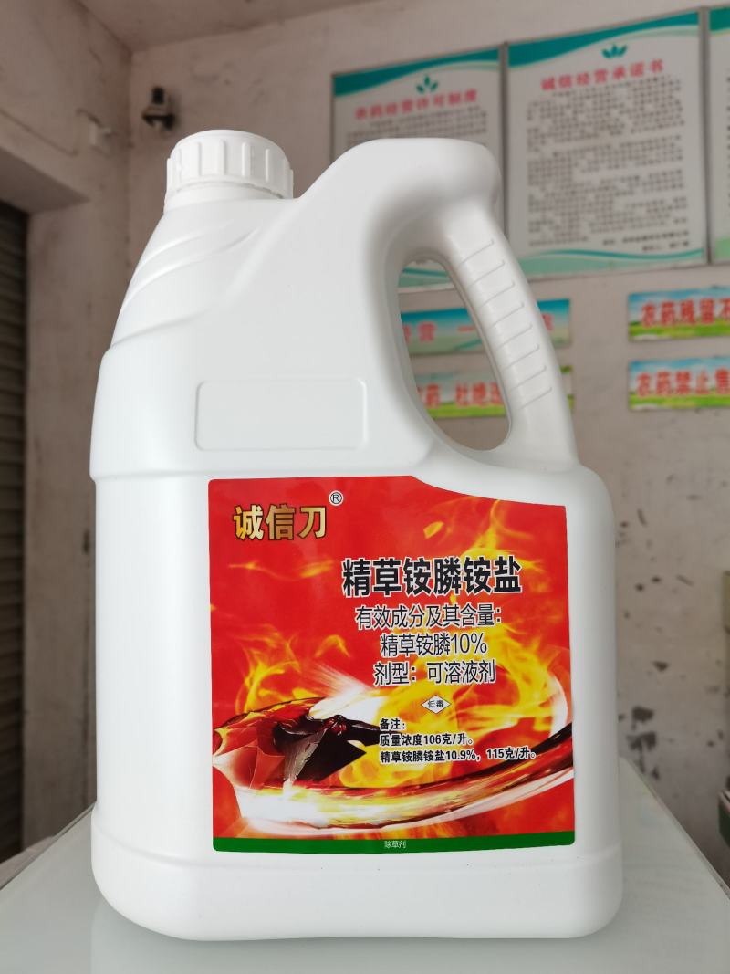 10%精草铵膦铵盐杀荒地除草剂正品