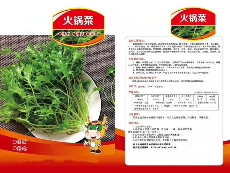 火锅菜种子羽衣甘蓝种子适合密植做苗菜栽培盆栽采摘园基地种