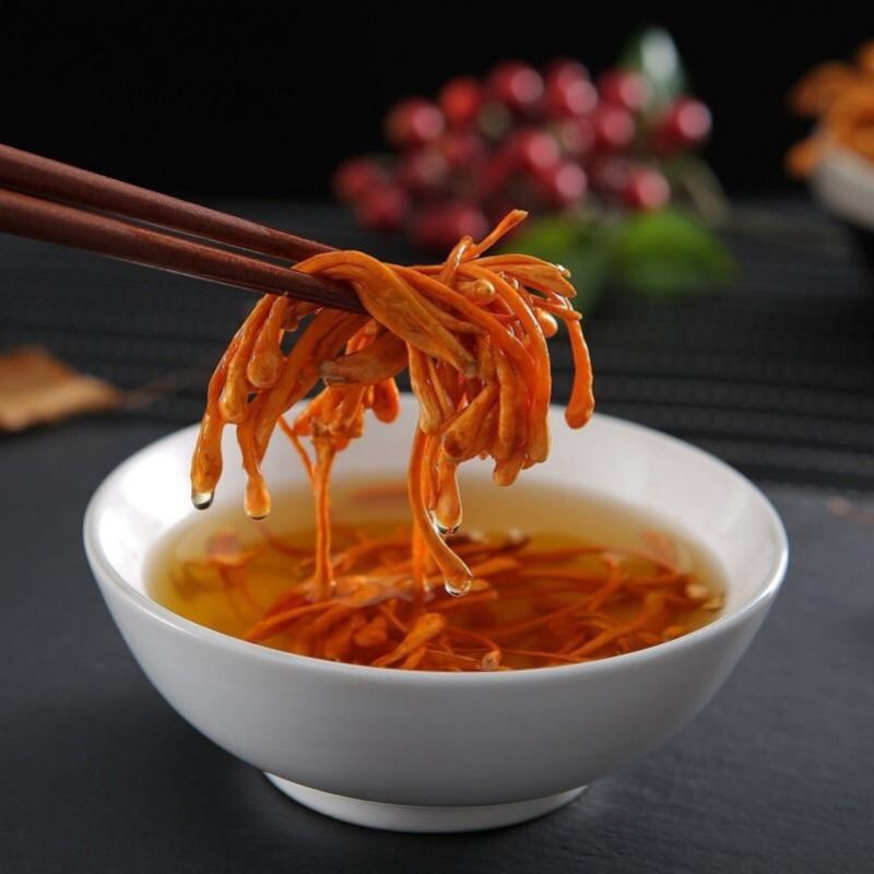 虫草花干货新鲜金蛹北虫草菇孢子头农户批发煲汤食材