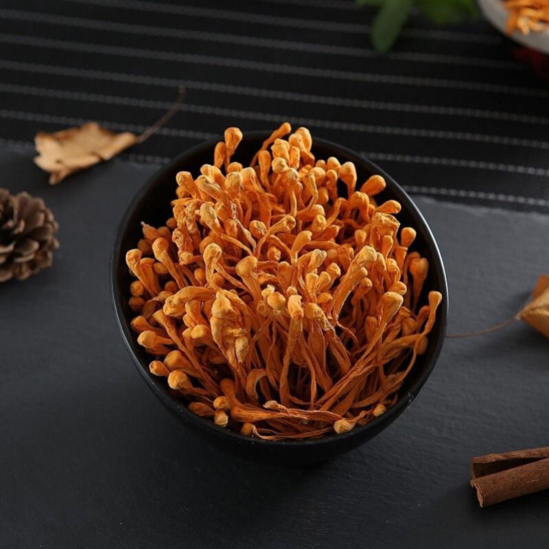 虫草花干货新鲜金蛹北虫草菇孢子头农户批发煲汤食材