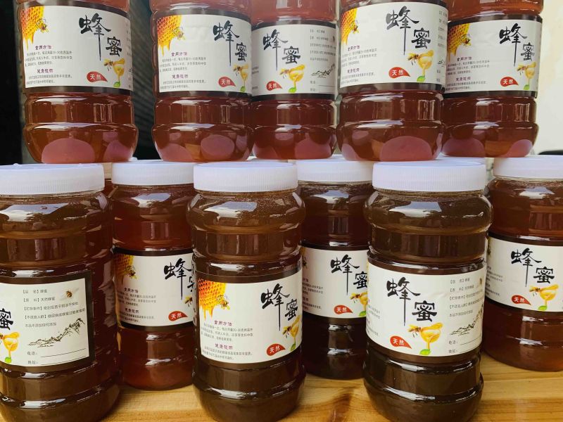 农户养殖土蜂蜜大量的产量可观的波美度41-42