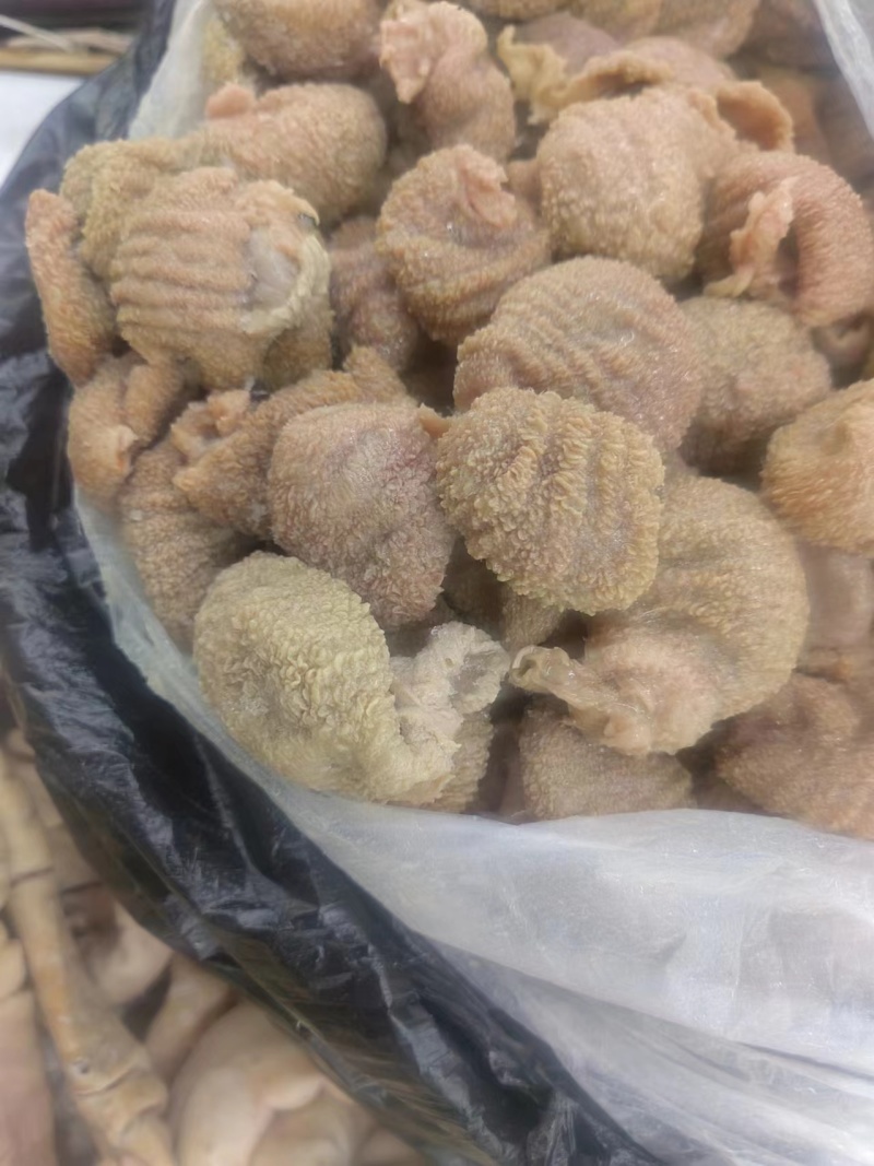 鸡毛肚，火烧毛牛蹄，牛肚，蹄筋，拐筋，生熟，去骨都有。
