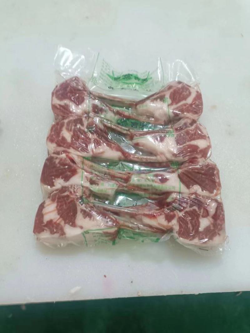 内蒙羊肉，法式羊排，每片五斤左右高端食材供应【一件代发】