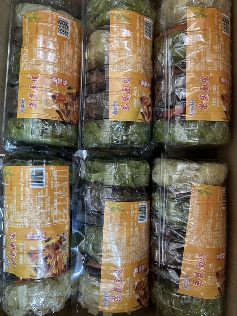 山东菏泽山药面皮果蔬面皮红油面麻酱面皮对接超市