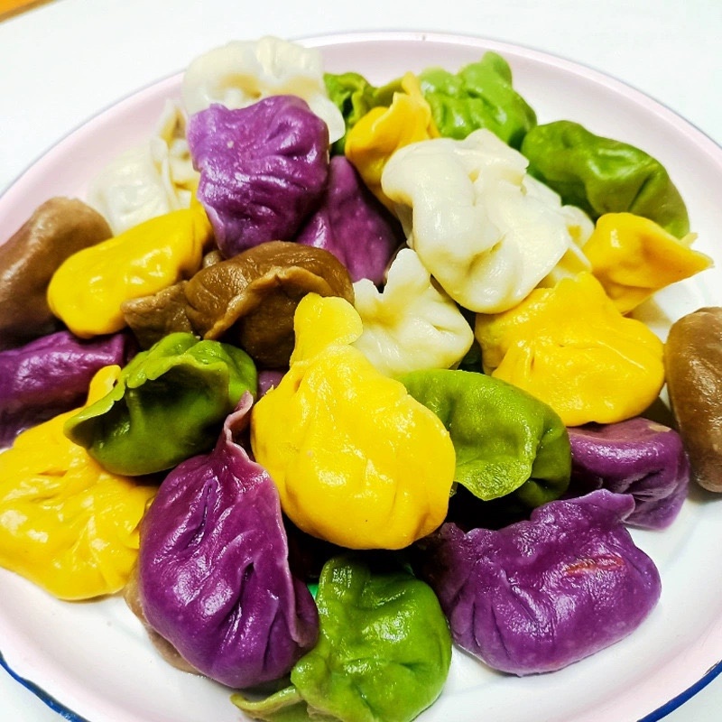 厂家批发饺子粉多种口味果蔬粉食堂家用袋装五彩饺子粉