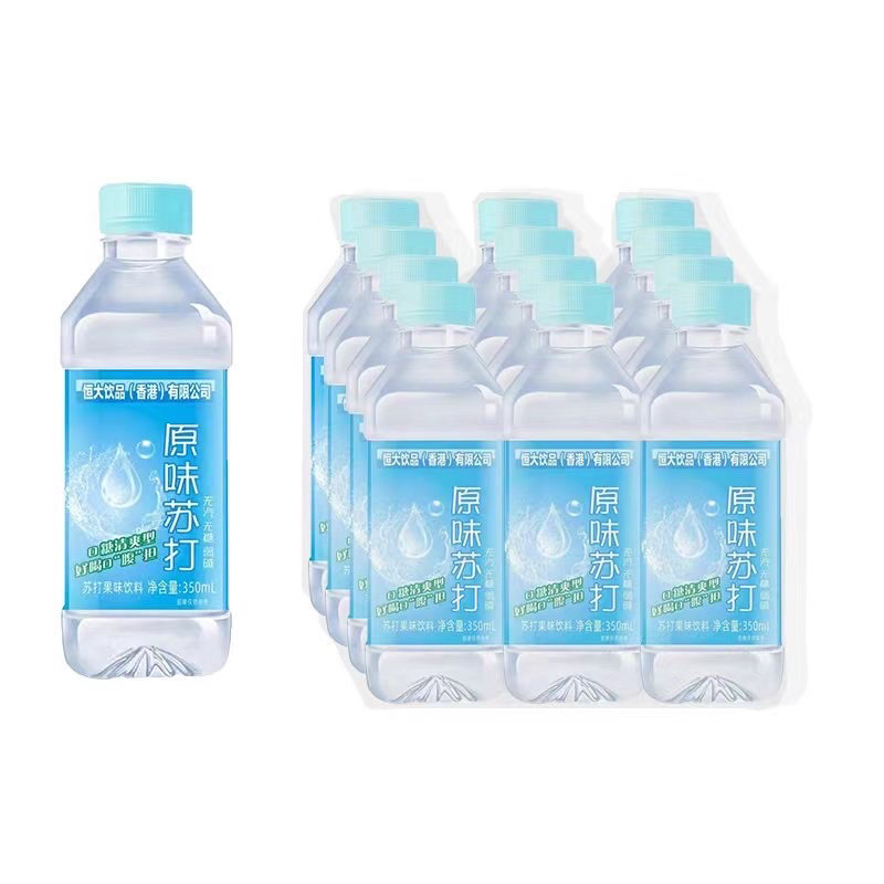恒大苏打水塑包1✖️12瓶1✖️24瓶装