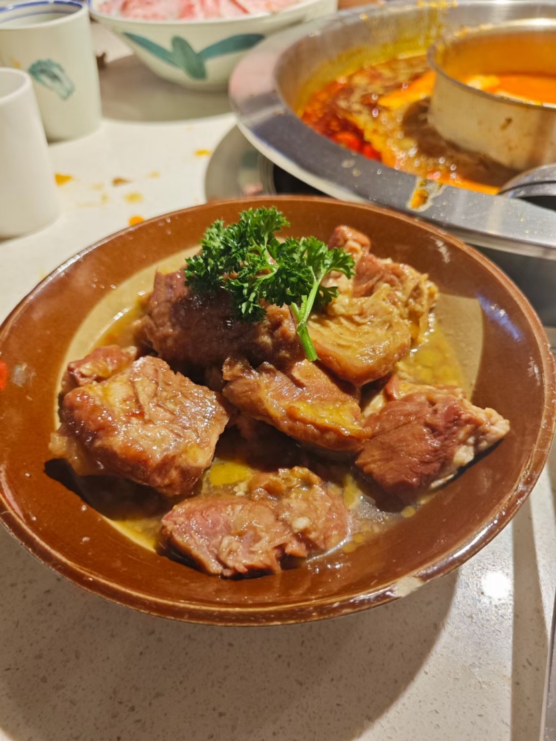 火锅耙牛肉1公斤江湖菜生牛肉重庆火锅特色食材半成品