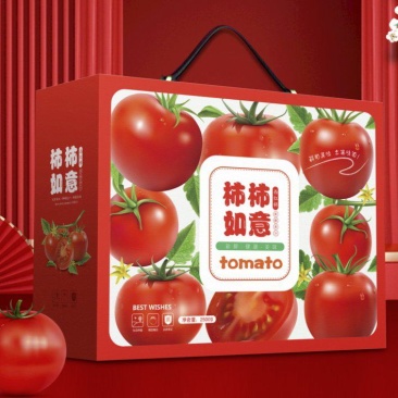 优质番茄西红柿圣女果小番茄通用礼盒手提礼盒沙瓤