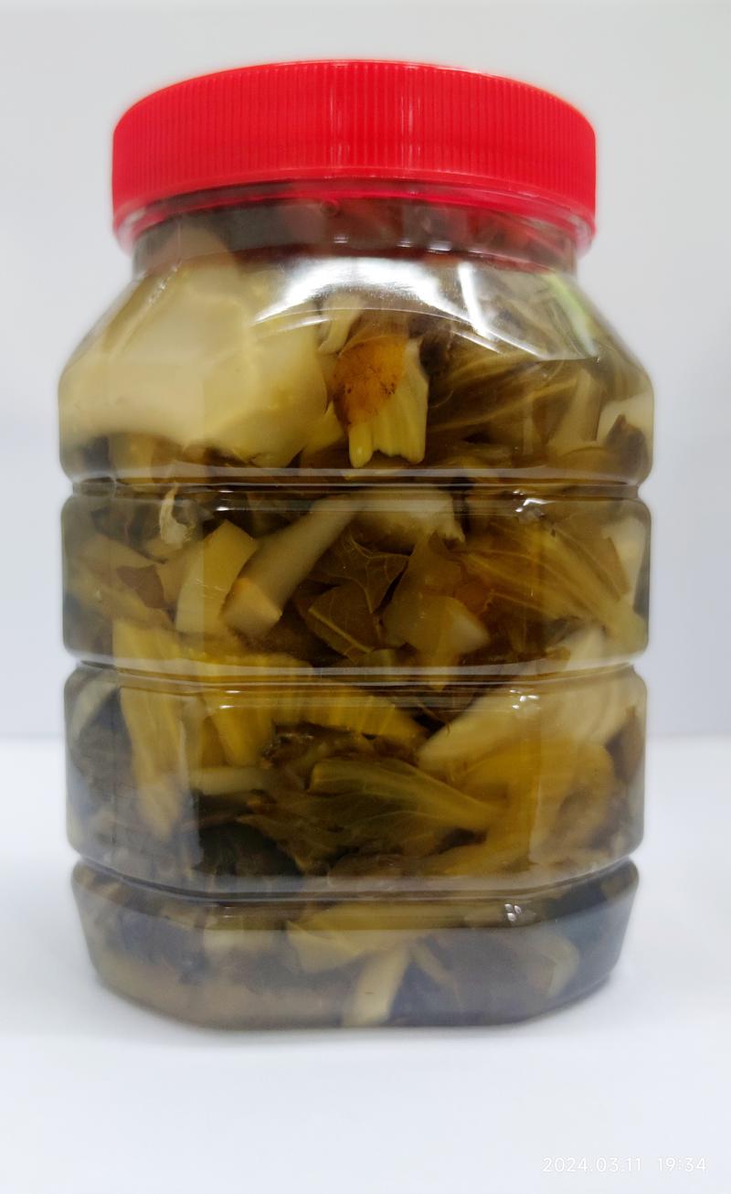 原味酸菜，乳酸菌发酵技术制作的酸菜，鲜脆可口，不含亚硝酸