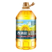 益海嘉里香满园黄金珍鲜非转基因压榨葵花籽油5L/桶每件4