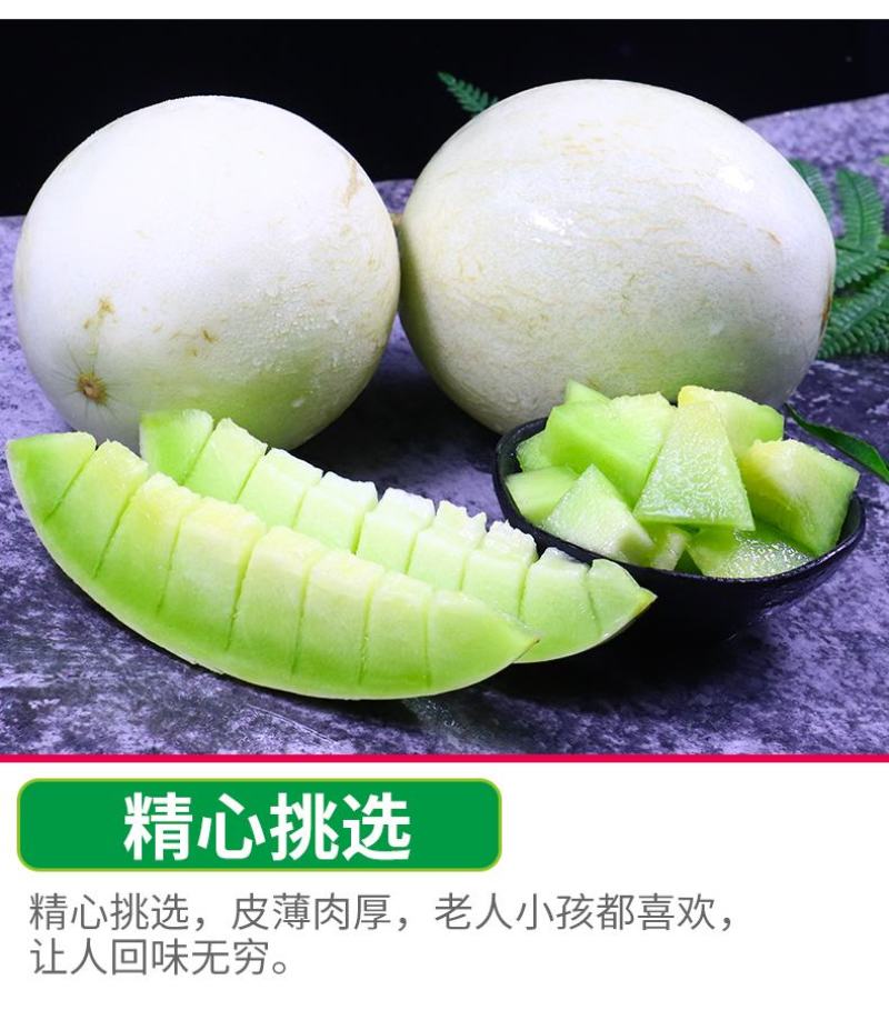 电商一件代发头茬海南玉菇甜瓜当季蜜瓜香甜瓜冰淇淋软