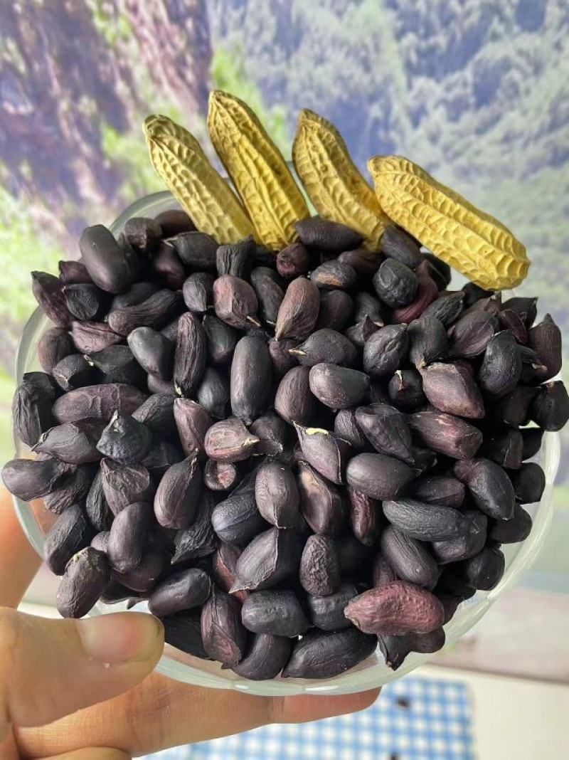 正宗云南黑皮花生甜心花生米