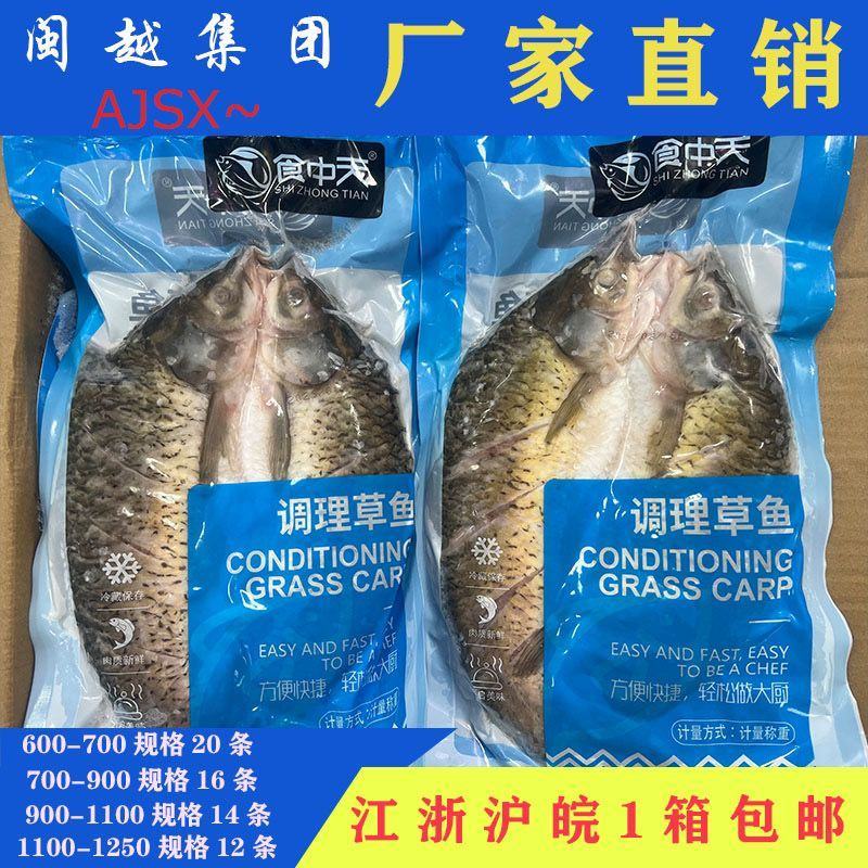 草鱼调味鱼活杀冷冻水产半成品商用食材整条开背鱼烤鱼江浙沪