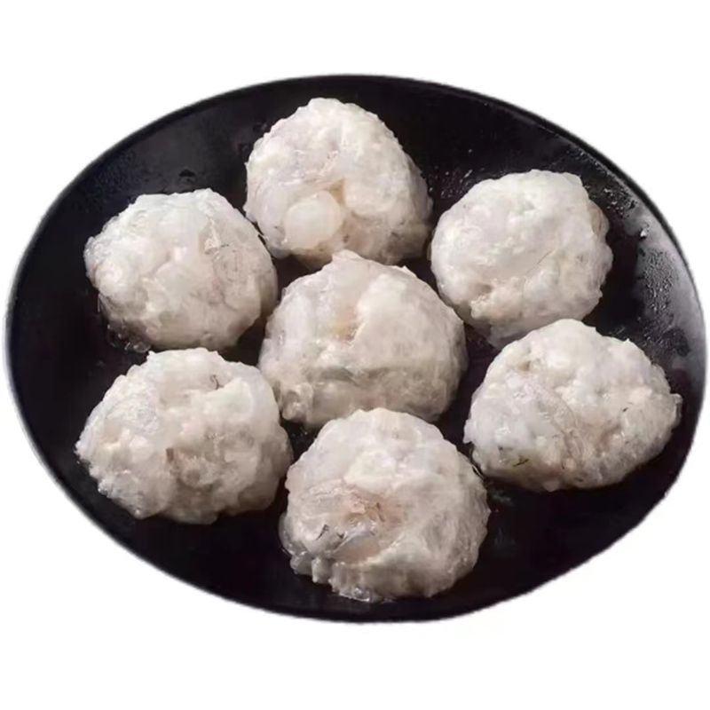 【95%含虾量】青虾滑新鲜火锅麻辣烫关东煮食材手打虾滑虾