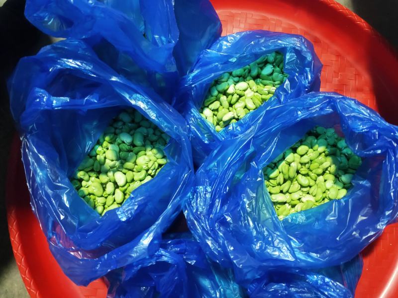 豌豆粒，蚕豆瓣