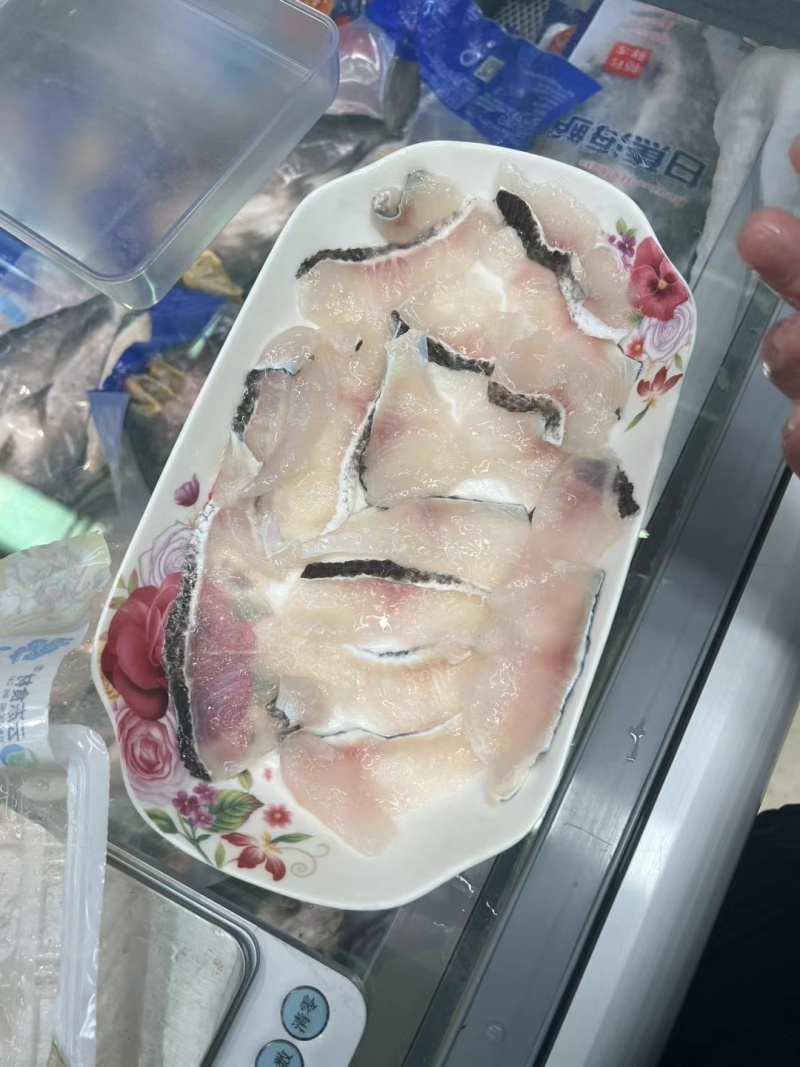 云冻免浆黑鱼片，250g*25盒，量大价优。自有工厂