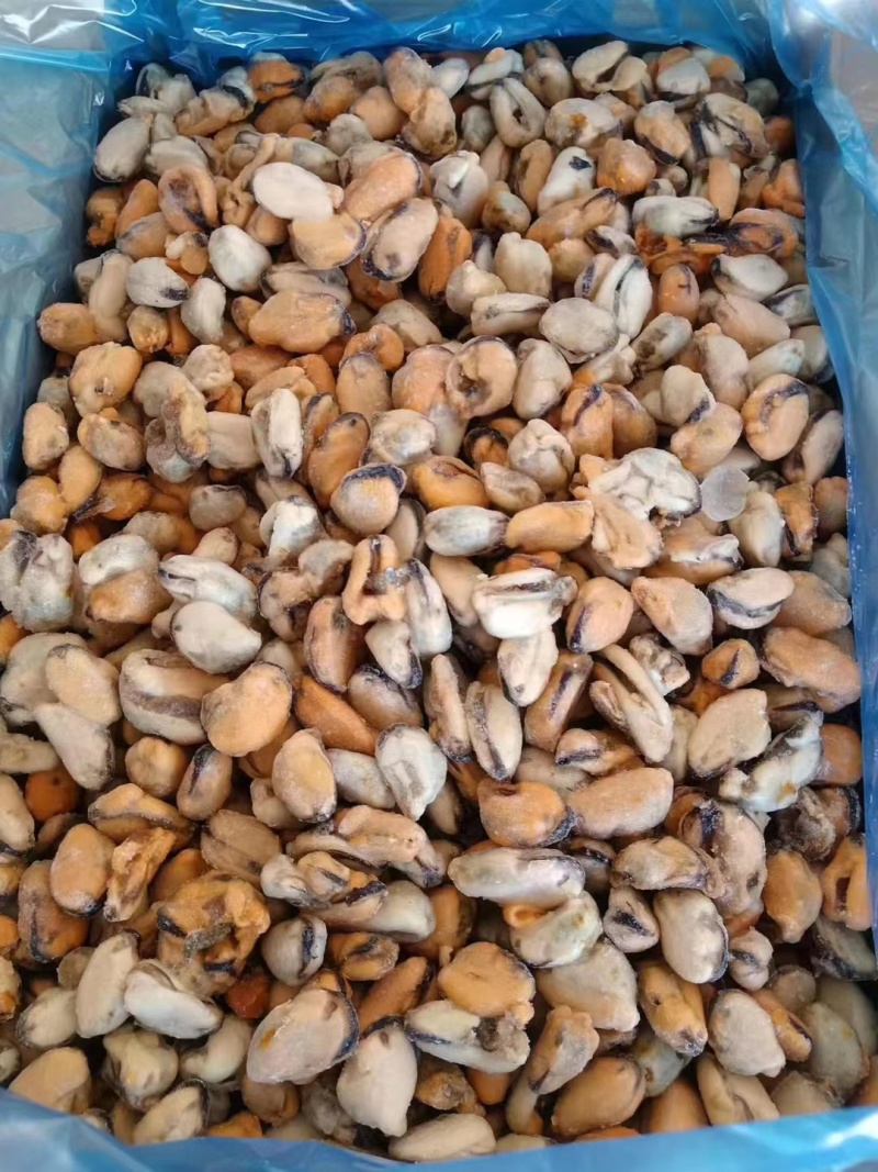 海虹肉大量有货，200-230粿粒公斤。需要的老板咨询