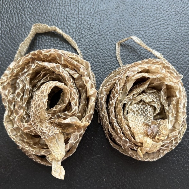 整条蛇蜕蛇皮食用皮蛇壳一条新鲜长1米左右蛇蛇皮中药老偏方