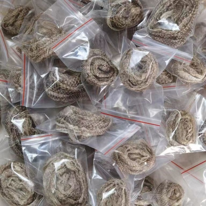 整条蛇蜕蛇皮食用皮蛇壳一条新鲜长1米左右蛇蛇皮中药老偏方