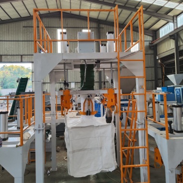 吨袋包装机颗粒状粉沫状工业原料有机肥料大型装袋机吨包自动