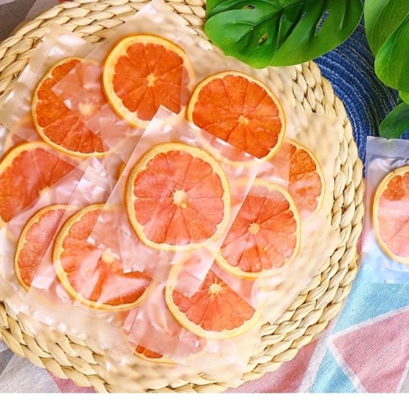 【厂家直销】西柚干片泡水精选中心片无边角料即食红心无糖无