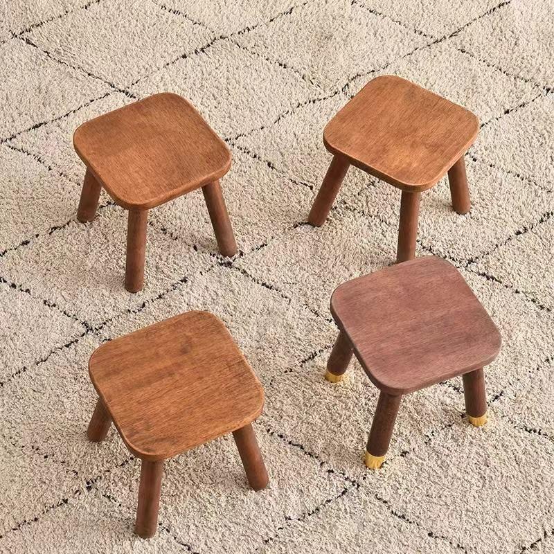 实木小矮凳板凳茶凳换鞋凳小凳子新中式简约客厅书房木质创意