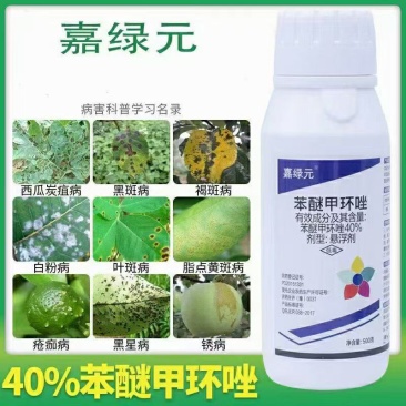 比赛尔厂家40%苯醚甲环唑炭疽病/叶斑病/白粉病/锈病