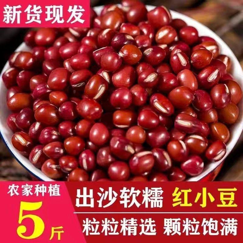 新红豆优质红小豆沙馅奶茶用批发赤豆浆农家五谷杂粮红豆