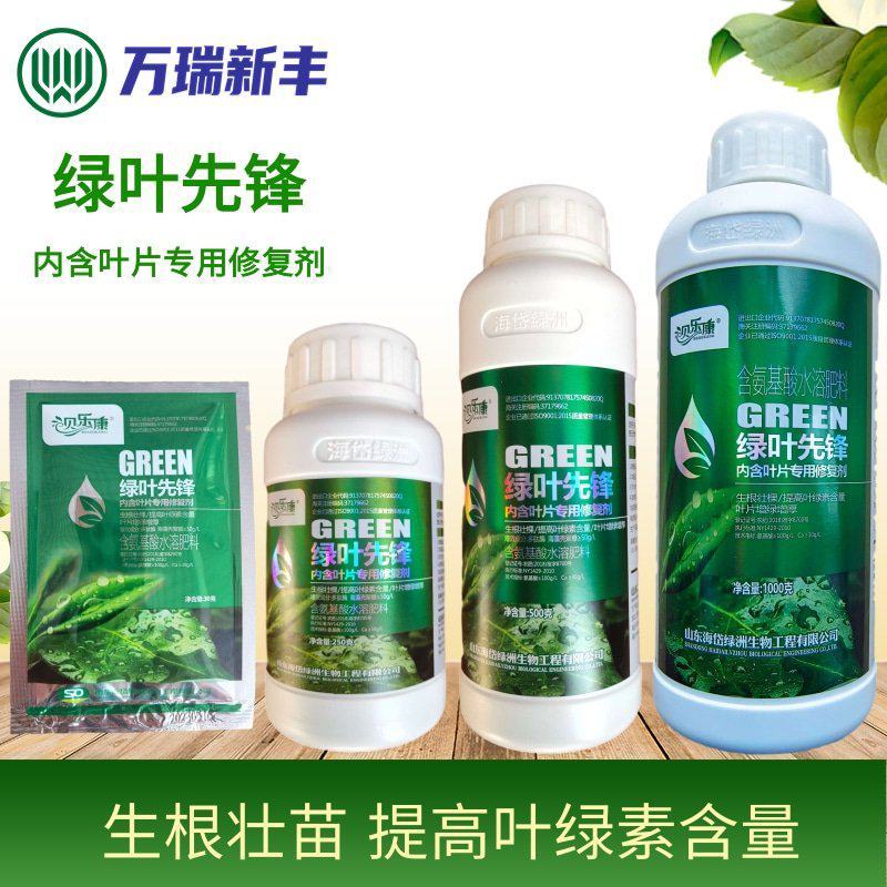 绿叶先锋一喷绿黄叶变绿叶绿素花卉蔬菜植物绿叶叶面肥