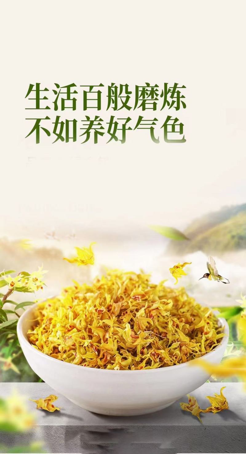 浙江雁荡山铁皮石斛露天干花20克装