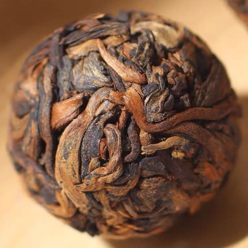 八年陈云南普洱茶熟茶龙珠勐海普洱熟茶布朗