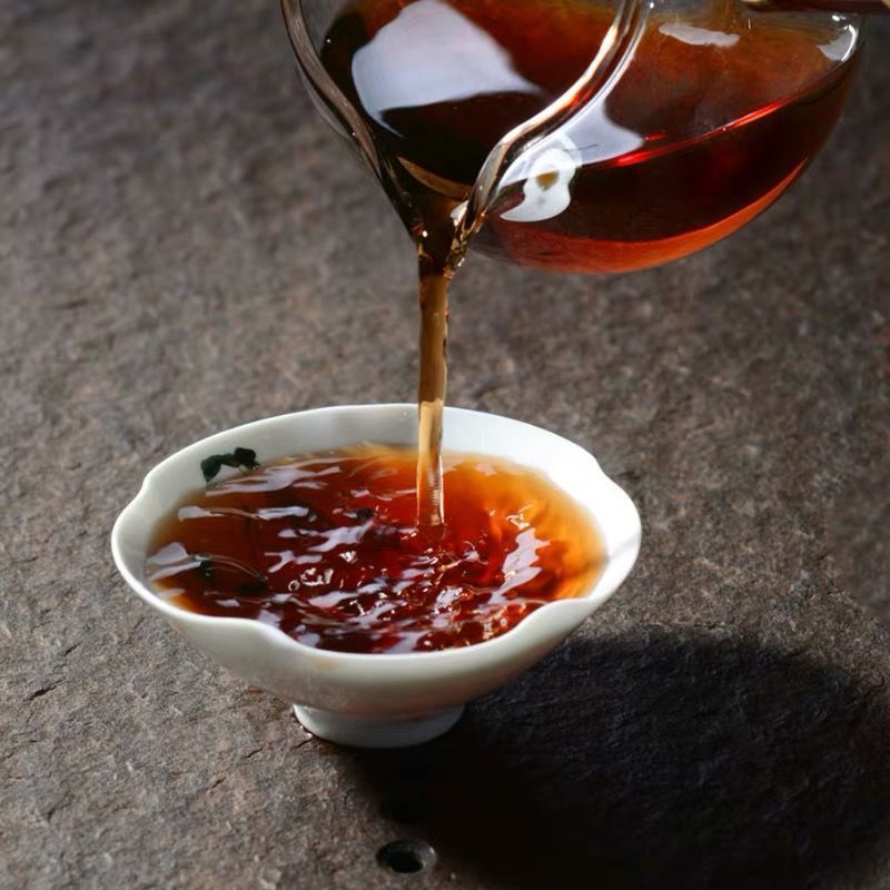 八年陈云南普洱茶熟茶龙珠勐海普洱熟茶布朗