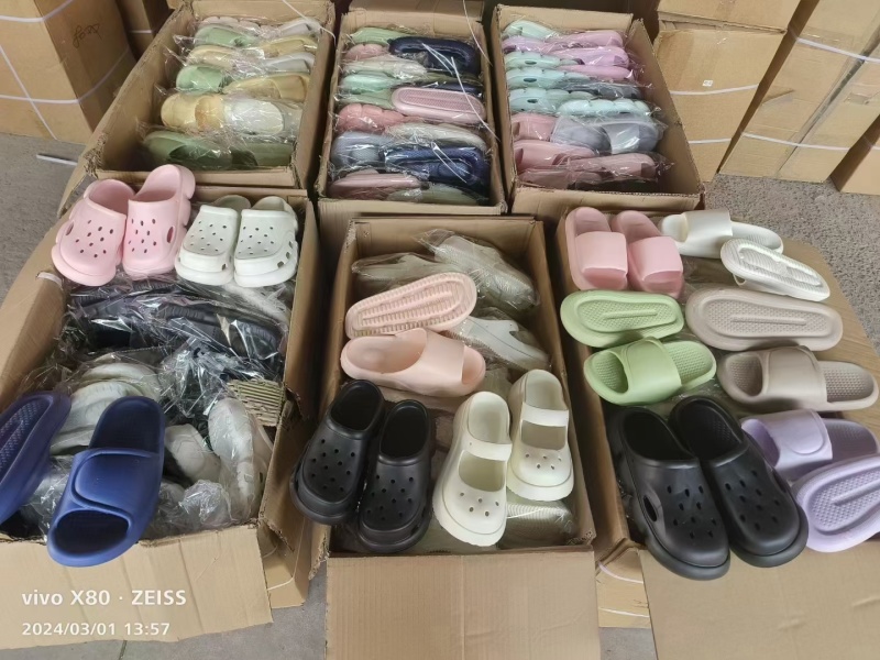处理3000双，高弹橡塑拖鞋，男女混装，送录音