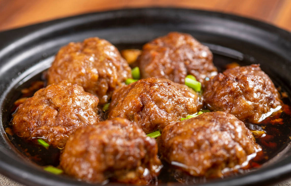 潮汕卤狮头鹅头拼盘