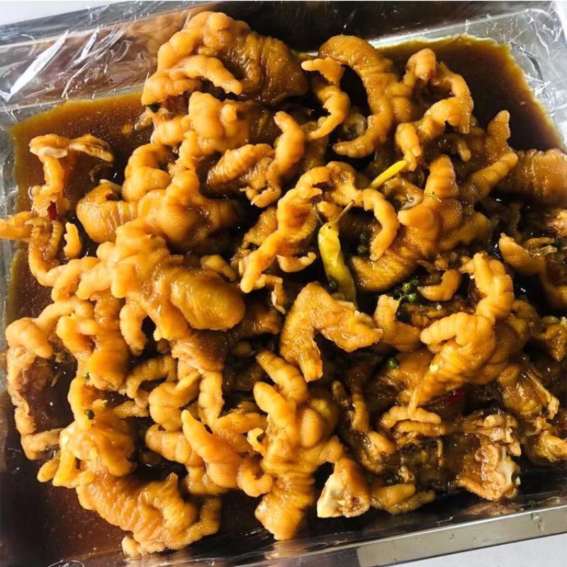 脱骨藤椒鸡爪，脱骨柠檬鸡爪，商用鸡爪全脱骨鸡爪