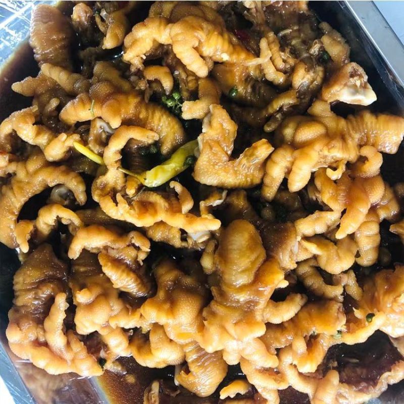 脱骨藤椒鸡爪，脱骨柠檬鸡爪，商用鸡爪全脱骨鸡爪