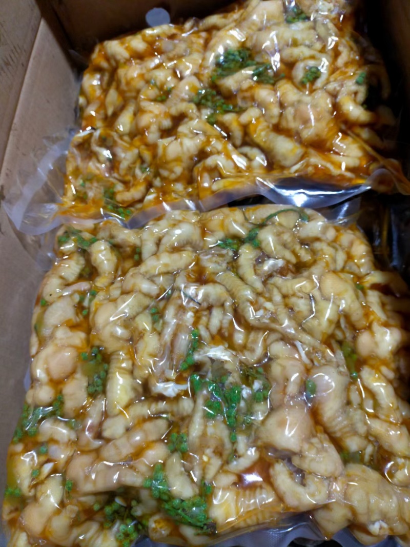 脱骨藤椒鸡爪，脱骨柠檬鸡爪，商用鸡爪全脱骨鸡爪