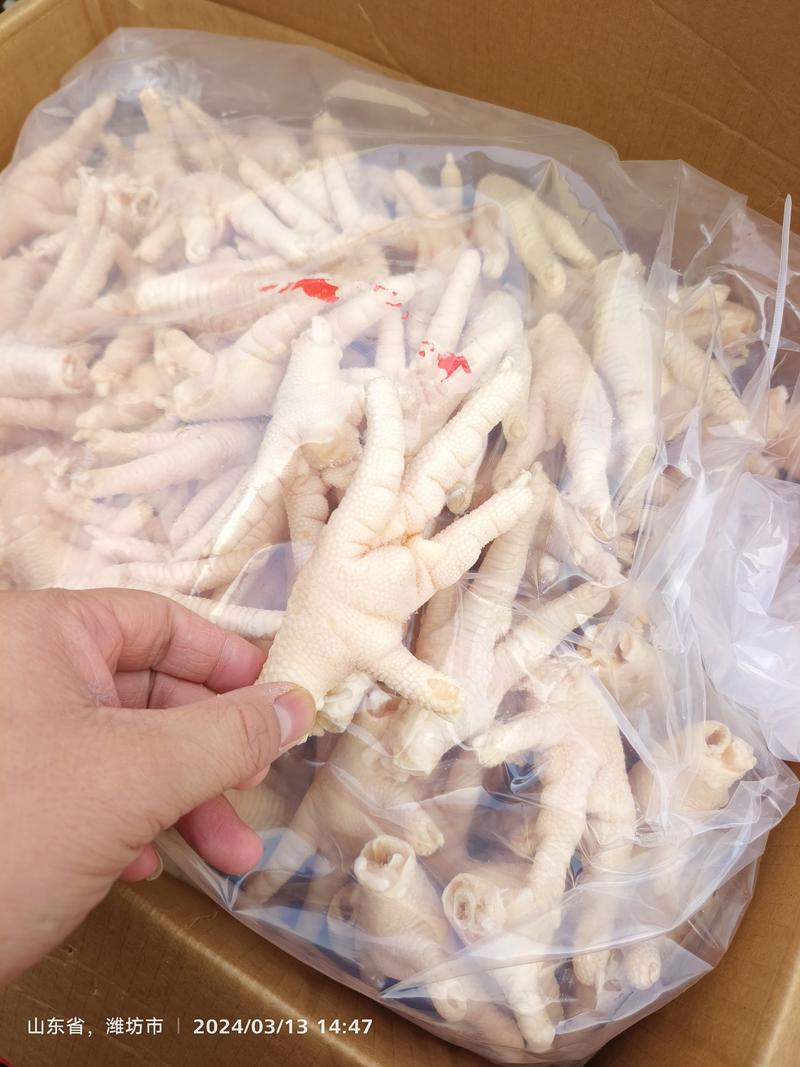 鸡副产品凤爪鸡爪国产冷冻食品实力工厂原料纯干