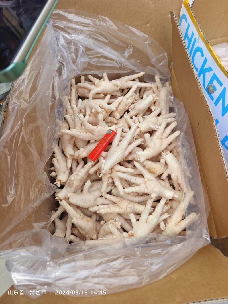 鸡副产品凤爪鸡爪国产冷冻食品实力工厂原料纯干