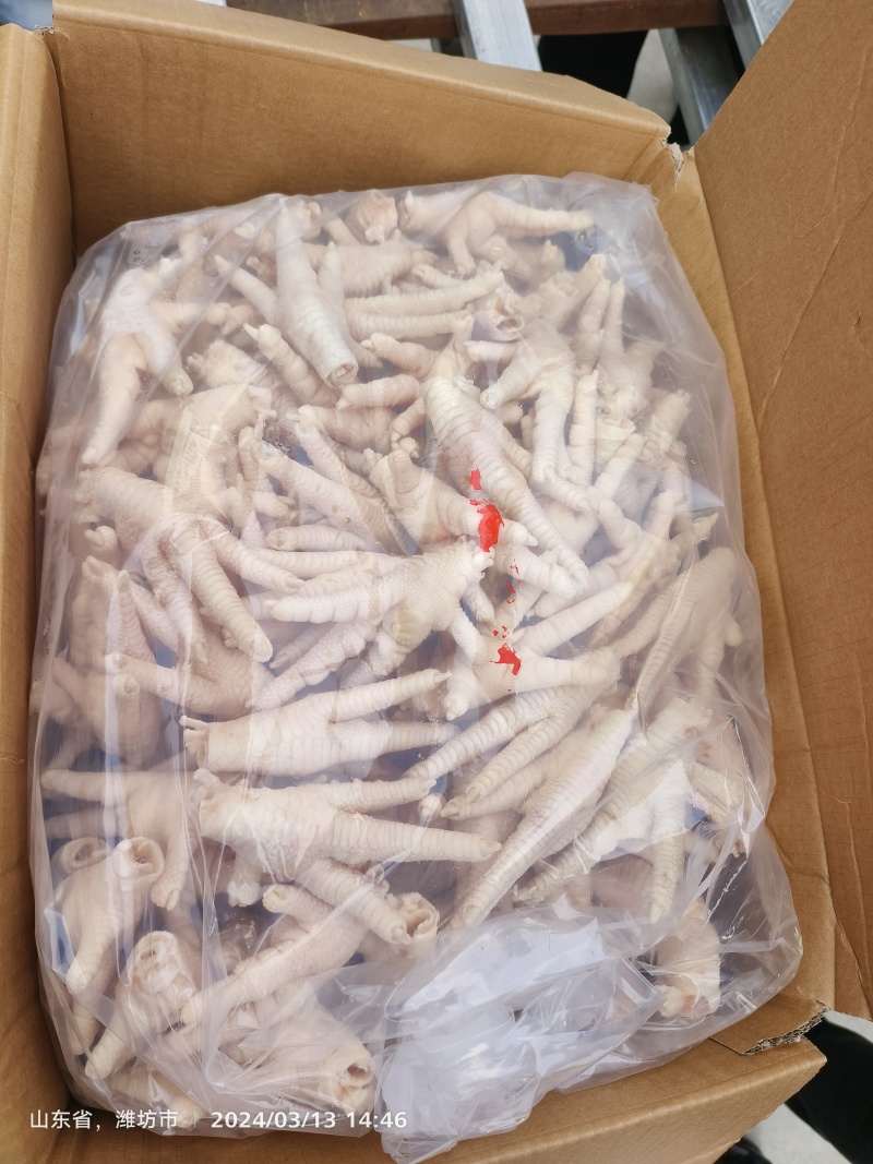 鸡副产品凤爪鸡爪国产冷冻食品实力工厂原料纯干