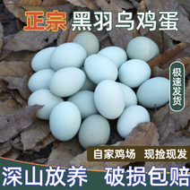 【现捡现发】新鲜绿壳蛋20-50枚乌鸡蛋山林散养绿壳鸡蛋