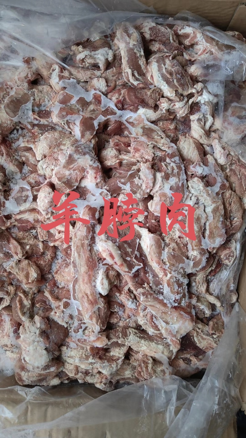 【羊脖肉】绵羊的脖头肉小肉！新鲜速冻！袋装五十斤全国发货