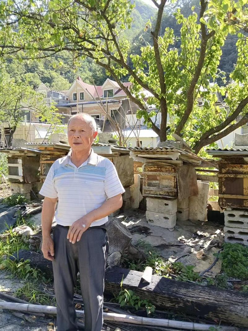 蜂蜜（秦岭山区野生蜂蜜）老父亲自己养的蜂，有检测报告
